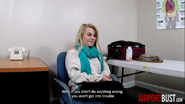 Teen Scammer Skylar Valentine Fucked by Older Customs Guard