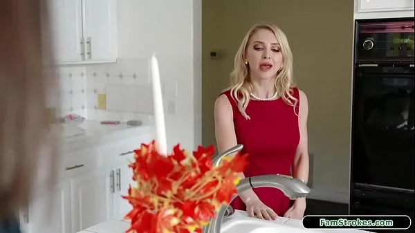 Stepdaughter is tied up for dinner