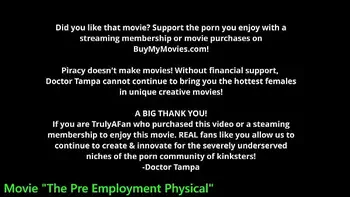 The Pre Employment Physical W Johnny Cartel, Feet Prostate and workout ,Watch Entire Film At GuysGoneGynoCom