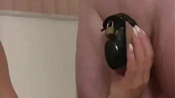 Helena Price Home Movies - One Last handjob and now I put my cuckold husband in CHASTITY!!!