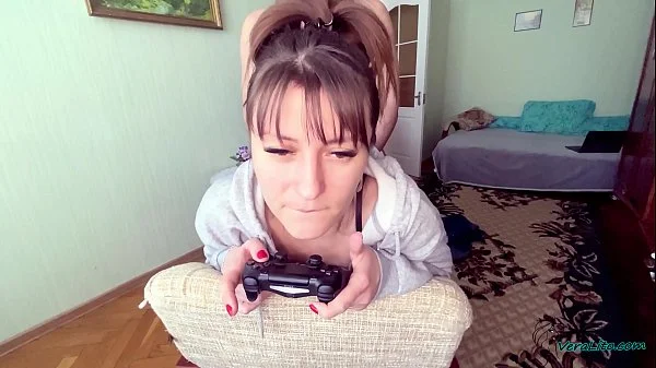 Sexy Babe with Anal Plug Rough Ass Fuck - Closeup