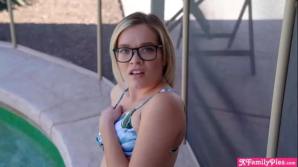 Stepsister lost the bet and has to watch me fuck her friend