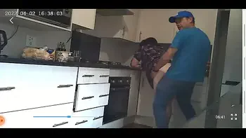 Spycam :Caught my wife fucking the delivery guy