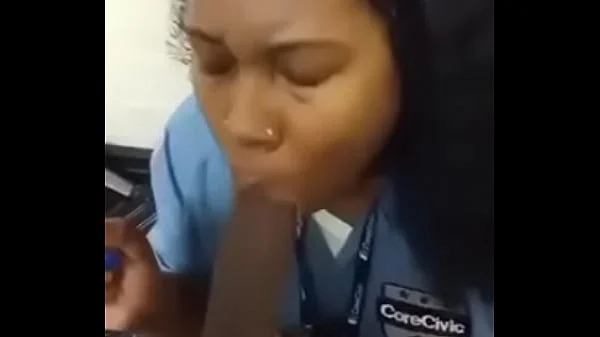 Correctional officer sucks BBC in inmates jail cell