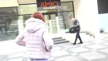 Horny sexy gypsy made coffee and great blowjob