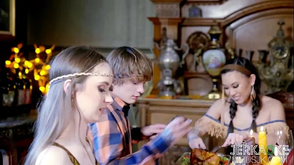 Jerkaoke | This Thanksgiving, We Are Thankful For Ass Hazel Moore, Kimmy Kimm, and Jazmin Luv