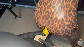 Horny anal strap-on fucking