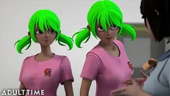 ADULT TIME - Giantess MILF Professor & Hentai Bondage - Hentai Sex University