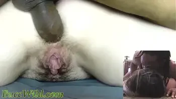 Interracial First Time ANAL (Hairy MILF)