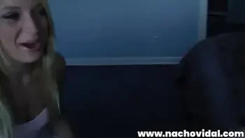 Nacho Vidal could not resist the temptation to see pornstar blonde Alyssa Branch while she was preparing for the scene. This is the back of the camera of that moment