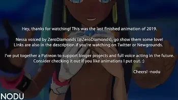 Nessa from pokemon gets fucked