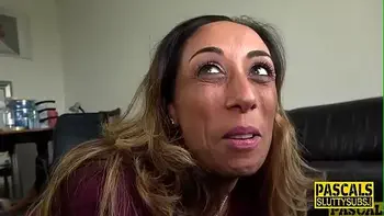 Fetish throating milf gets anally pounded
