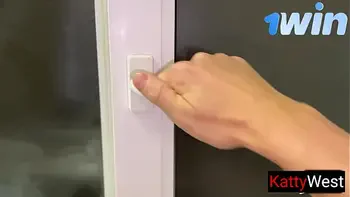 Girl cheating on her boyfriend on the balcony with his friend