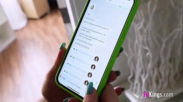 From cleaning lady to porn model! Mature Lucia Bianco makes a porno with her young lover