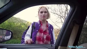 Public Agent Cute looking blonde picked up and fucked hard in her soaking wet pussy