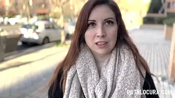 PutaLocura - Pillada en la Calle a Española Tetona Chubby Mia Queen
