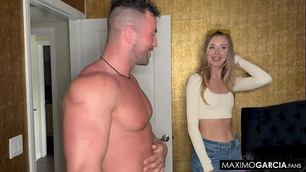 We Fill Our New Flatmate Holes With Dick And Leave A Beautiful Creampie