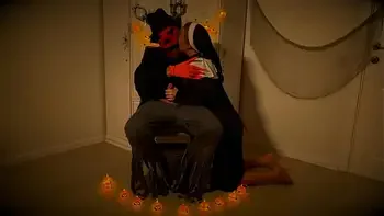 Pleasuring the Pumpkin King by blowjob