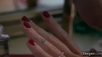 Deeper. Submissive Angel is leashed & punished by her master