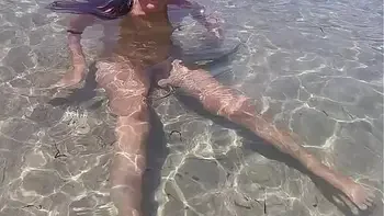 Beach Vaginal adventure of two eggs