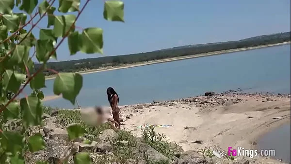 She flaunts her BIG TITS in public before a glorious outdoor sex session! Natali Quinn