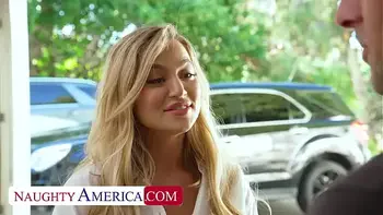 Sexy wife, Blake Blossom, gets fucked by the hired help