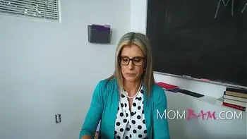 Reluctant Teacher Fucked By Student While Her StepSon Watches Through Window