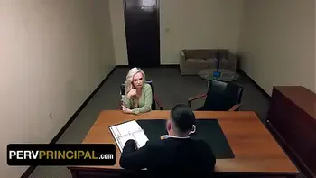 The Perv Principal Convinces Famous Pop Star To Pull Out Her Huge Boobs And Suck His Cock - MYLF