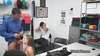 Watch me as I get fucked by the horny officer