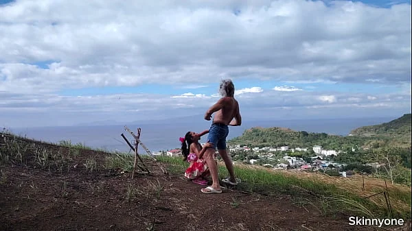 Abnormal sexual activities publicly in ocean and on mountain with biggest cock and smallest pussy