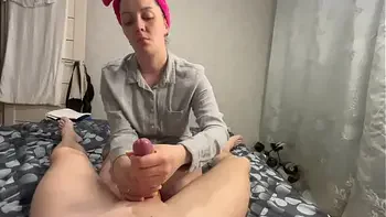 Housekeeper: - Can I jerk you off? Me: - Of course...