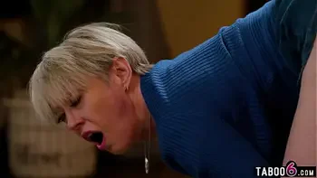 Huge boobs mature stepmom Dee Williams sucks and rides gamer stepson