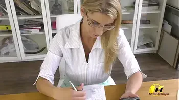 Join My in Office When I Use Pump Breast for Milking My Tits