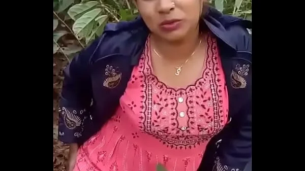 Mangal in the jungle, she made her pussy red after fucking her stepsis in clear audio Voice