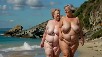 Two fat grannies with big tits