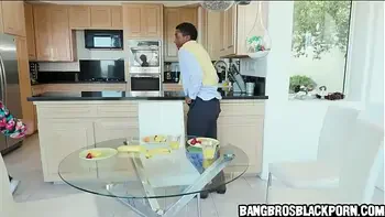 Black gangbang with stepdad