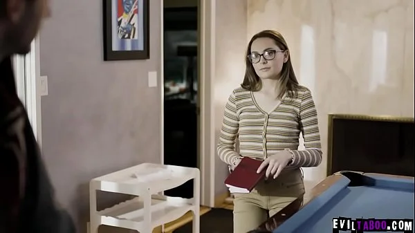 Superstar jock Lucas Frost had an interview with this virgin teen reporter Aften Opal.He convinced her to let him fuck her fresh teen pussy.