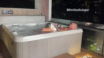 Bts Fucking with filoufitt in a penthouse in Medellin giving a show for the neighbors