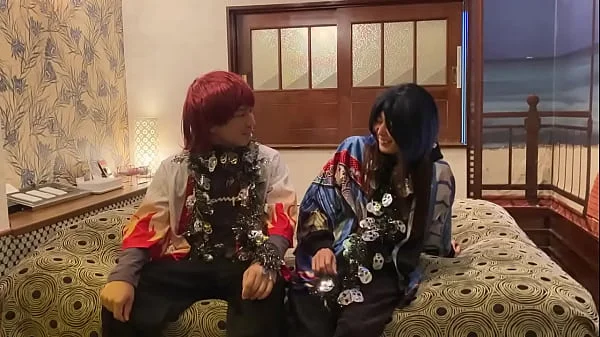 人妻熟女【無修正】ハロウィンの日にコスプレさせられてフェラから生中出し！！！