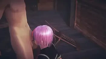 Hentai Uncensored - Tanami Blowjob and Fucked in a Tavern - Japanese Asian Manga Anime Game Porn