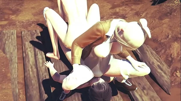 On Titans Hentai - Mikasa fucked and threesome with Annie - Manga Anime Japanese Asian Game Porn