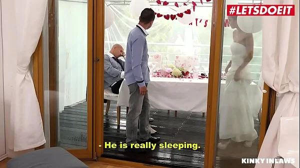 LETSDOEIT - Horny StepSon Fucks Mommy Cindy Shine In Her Wedding Dress