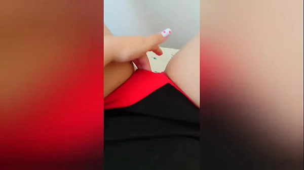 Shy stepsister couldn't wait any longer and started masturbating her tight hole . Amateur video . Fuck me . - LuxuryOrgasm