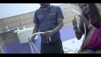 Indian Bhabhi Hardcore Sex In Bathroom With Plumber
