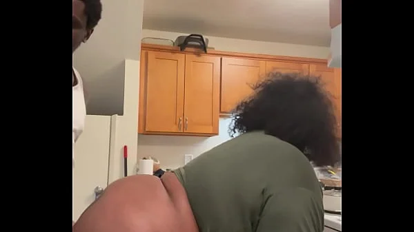 Sexy bbw Remi getting pounded on top of a deep freezer
