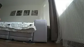 Cheating wife with a friend while her husband is at work. Real