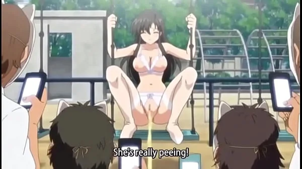 Hentai blonde president gets gangbanged