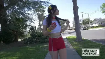 Tiny Latina Rose Darling Gets Her Taco Wrecked By Hookup!