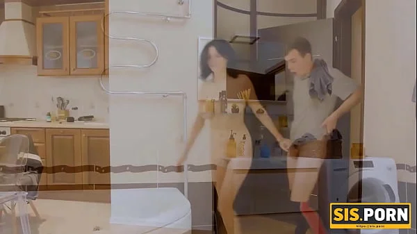 Sensual babe in white socks does it with her own stepbrother