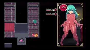 Mage Kanades Futanari Dungeon Quest [ Hentai Game PornPlay ] Ep.3 latex slime suit is pumping her tiny futa cock